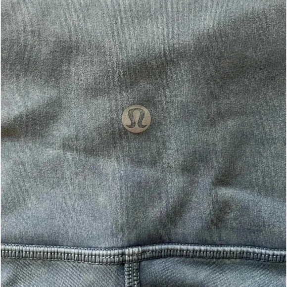 Lululemon Wunder Under High-Rise Tights Washed Moon Blue Leggings Size 10 - Picture 8 of 9